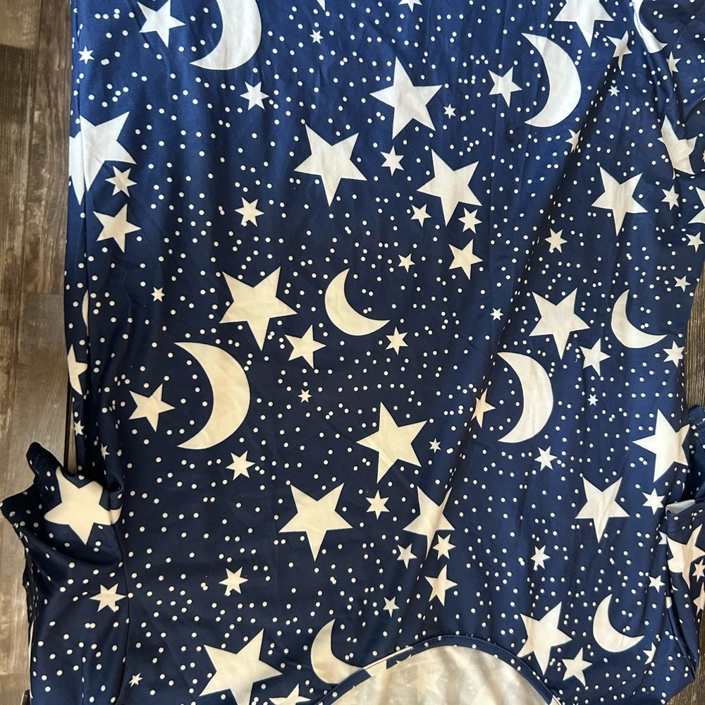 Starry Night Pajamas top - Blue and White